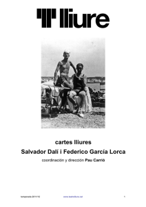 cartes lliures Salvador Dalí i Federico García Lorca