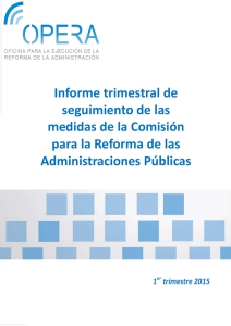 Informe CORA - Secretaría de Estado de Administraciones Públicas