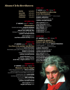 Abono Ciclo Beethoven - Real Orquesta Sinfónica de Sevilla