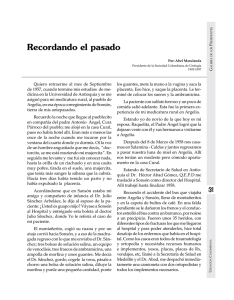 Recordando el pasado - Revista Urológica Colombiana