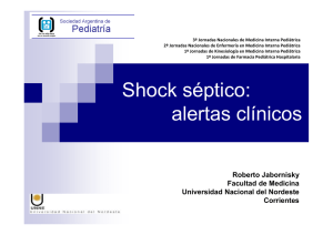 Shock séptico: alertas clínicos