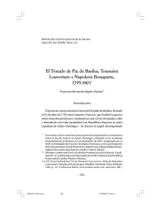 El Tratado de Paz de Basilea, Toussaint Louverture y