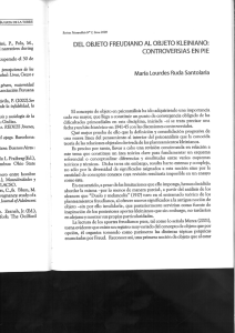 Page 1 Revista Psicoanálisis Nº 7, Lima 2009 DEL OBJETO