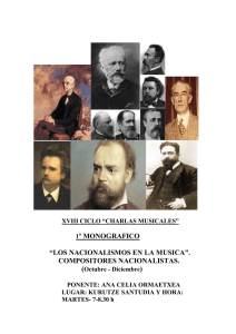 compositores nacionalistas.