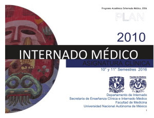 programa académico internado médico 2016