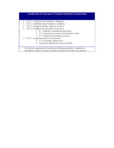 Clasificación de Viena para la Neoplasia Epitelial Gastrointestinal