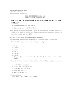 Ejercicios Trigonometria - Tongoy