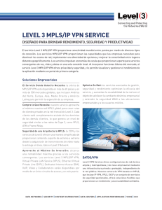 Folleto de MPLS IP/VPN - Level 3 Communications