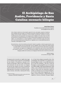 El Archipiélago de San Andrés, Providencia y Santa Catalina