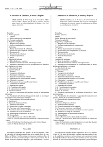 ORDE 55/2015, de 18 de maig, de la Conselleria d`Educació