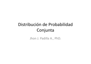 Distribuciones de probabilidad conjunta