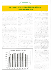 Un conflicto municipal na Galicia da Restauración Antonio Prado