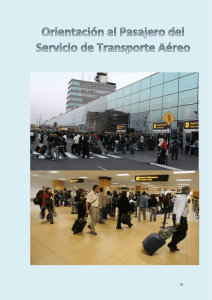 Orientación al pasajero - Ministerio de Transportes y Comunicaciones
