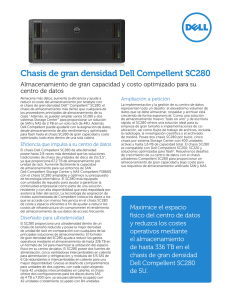 Chasis de gran densidad Dell Compellent SC280