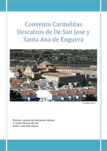 Convento Carmelitas Descalzos de Enguera De san José y Santa