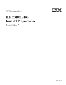 ILE COBOL/400 Guía del Programador