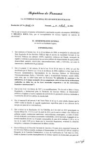 Page 1 Á/te/eté/zca de 3 a nama LA AUTORIDAD NACIONAL DE