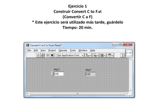 Ejercicio 1 Construir Convert C to F.vi