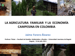 Colombie. Surface totale 114 millions hectares