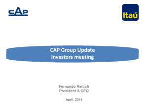 CAP Group Update Investors meeting