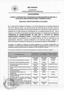 Page 1 RECTORADO Coordinación Unidad Operativa de