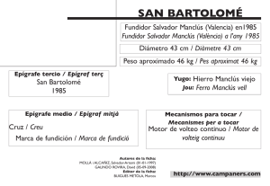 san bartolomé - campaners.com