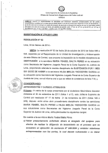 Corte Suprema de Justicia de ia República Oﬁcina de Control de la