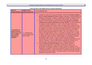 Anexo III: Breve descripción de las Acciones Prioritarias