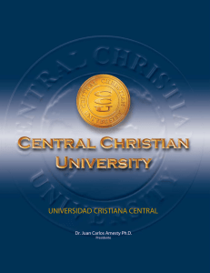 Folleto - Central Christian University