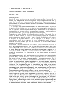 “Corriere della Sera”, 24 enero 2016, p. 30 Derechos tradicionales y