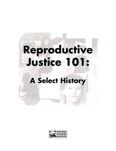 Reproductive Justice 101