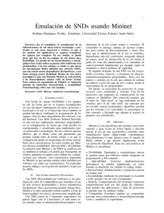 Emulaci´on de SNDs usando Mininet