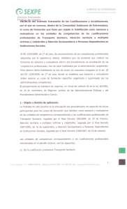 Convocatoria curso de asesores y evaluadores - Sexpe