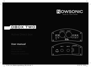 DBOX twO - Nowsonic