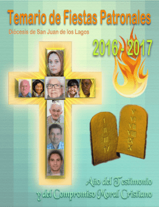 fiestas patronales 2016 - 2017 - Diócesis de San Juan de los Lagos