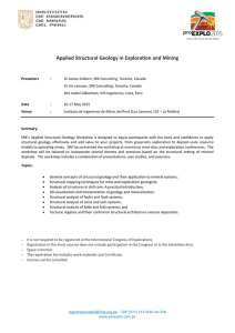 Applied Structural Geology in Exploration and