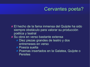 Cervantes poeta?