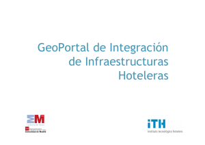 GeoPortal de Integración de Infraestructuras Hoteleras