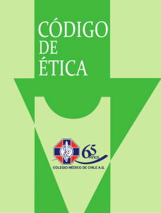 Código de Ética 2013 - Colegio Médico de Chile AG