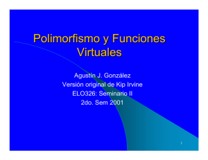 Polimorfismo y Funciones Virtuales