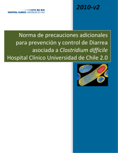 Norma Prevención y Control Clostridium difficile