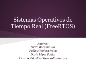 Sistemas Operativos de Tiempo Real (FreeRTOS)