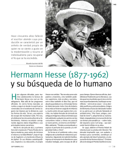 Hermann Hesse (1877-1962) y su búsqueda de lo