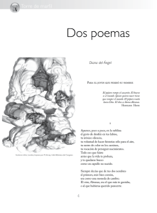 Dos poemas - Difusión Cultural UAM