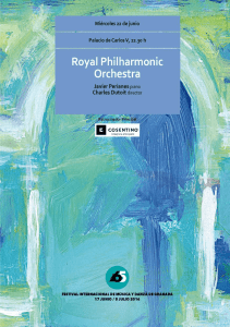 Royal Philharmonic Orchestra - Festival Internacional de Música y