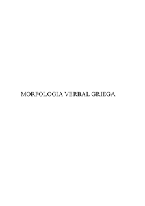 MORFOLOGIA VERBAL GRIEGA