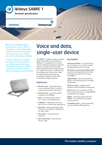 Voice and data, single-user device