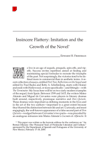 Insincere Flattery: Imitation and the Growth of the Novel - H-Net