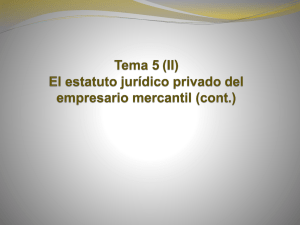 T5. Estatuto juridico empresario priv (II)