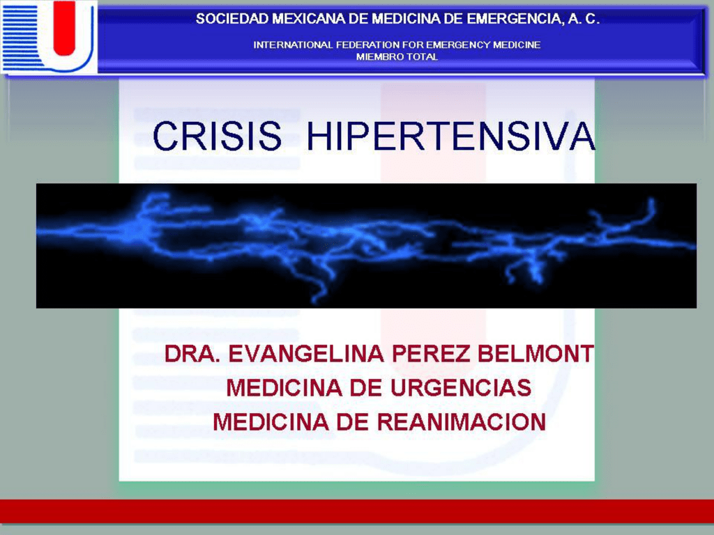 Urgencia hipertensiva medicina de emergencia